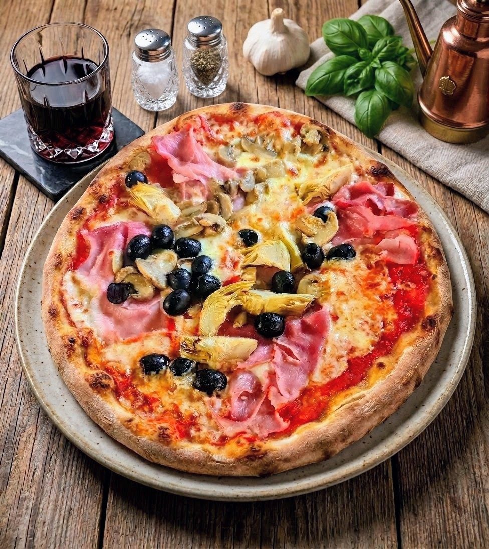 Pizza in italienischem Restaurant Gastronomie Content Marketing DiCoPro