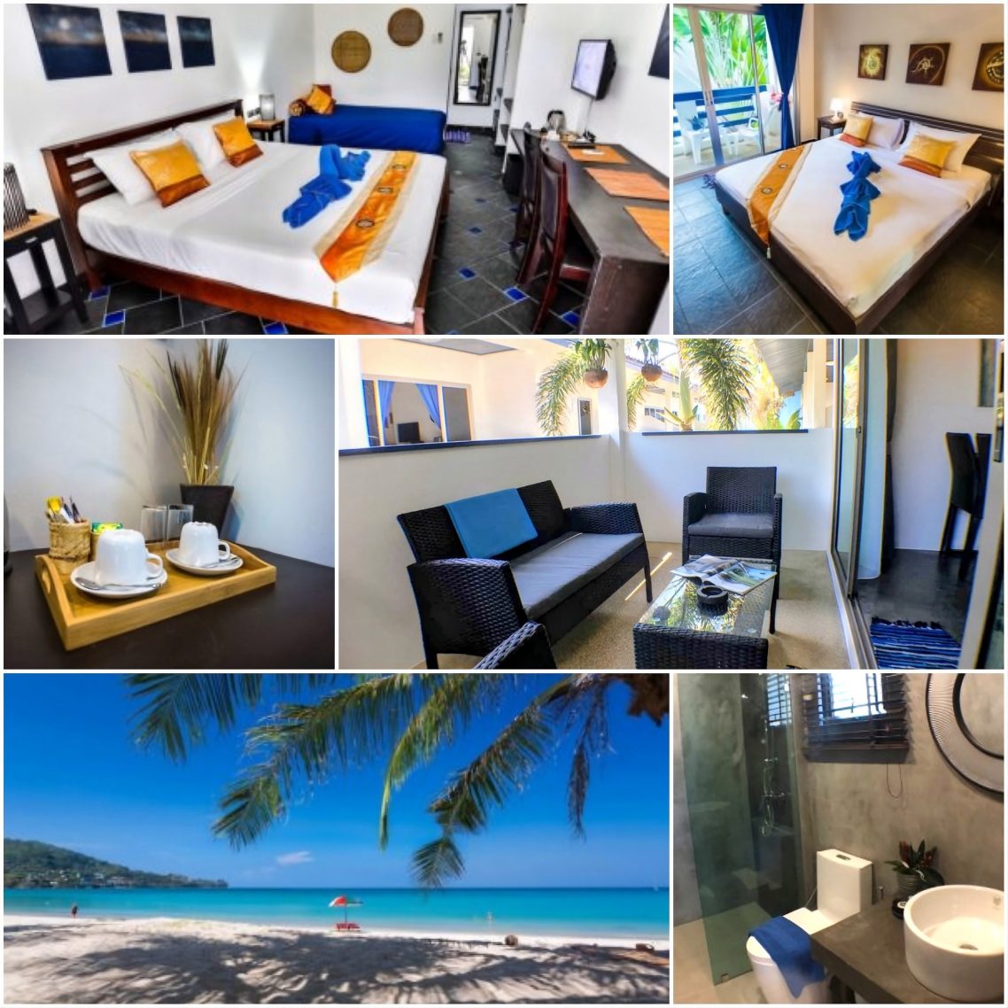 Hotel-Zimmer Unterkunftsbeschreibung Thailand Meer